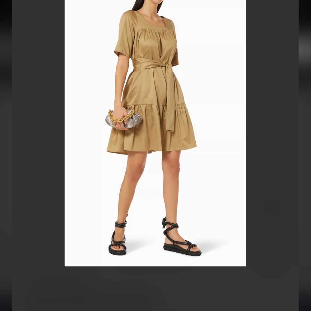 Selected Femme Puff Sholder Dress Size 38
